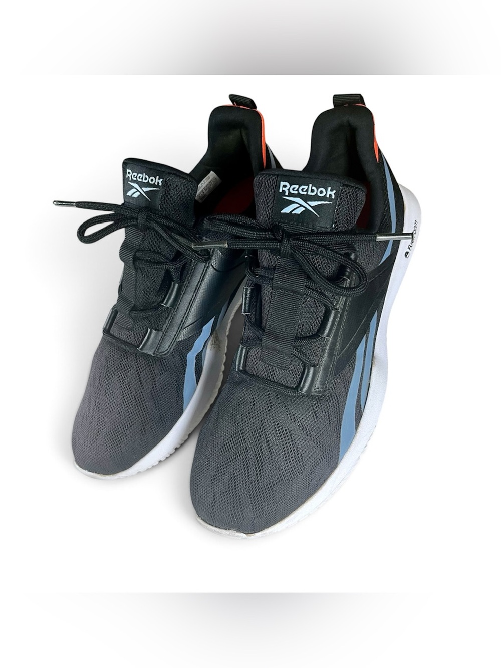 Reebok Women’s Training Sneakers Black Blue Orange Size 9